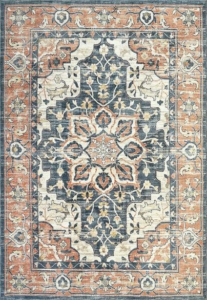 Dynamic Rugs JUPITER 3110-358 Beige and Navy and Copper